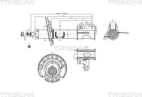 Triscan 8705 24102 - Amortizators autospares.lv