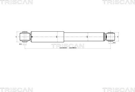 Triscan 8705 24202 - Shock Absorber www.autospares.lv