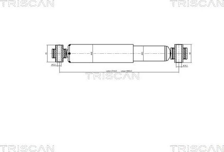 Triscan 8705 28205 - Amortizators www.autospares.lv