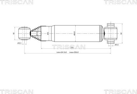 Triscan 8705 28201 - Amortizators autospares.lv