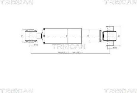 Triscan 8705 28203 - Amortizators www.autospares.lv