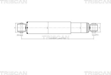 Triscan 8705 23201 - Amortizators www.autospares.lv