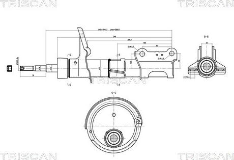 Triscan 8705 27101 - Amortizators www.autospares.lv