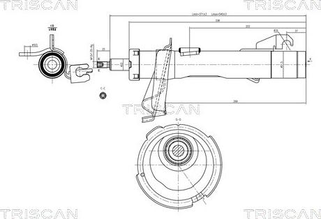 Triscan 8705 27102 - Shock Absorber www.autospares.lv