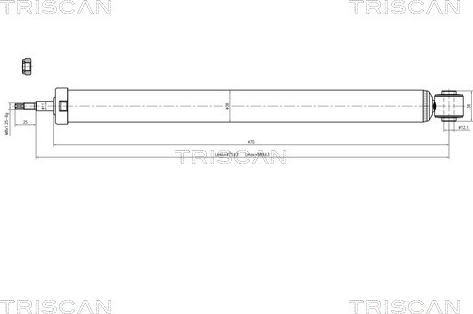 Triscan 8705 27202 - Amortizators autospares.lv