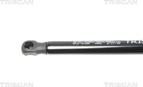 Triscan 8710 29129 - Gas Spring, bonnet www.autospares.lv