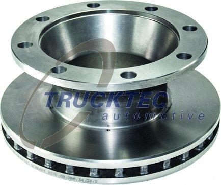 Trucktec Automotive 90.35.009 - Bremžu diski autospares.lv