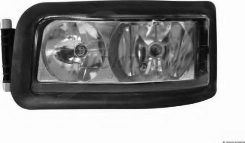 Trucktec Automotive 05.58.025 - Headlight www.autospares.lv