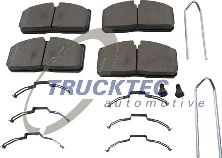 Trucktec Automotive 05.35.040 - Brake Pad Set, disc brake www.autospares.lv