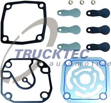 Trucktec Automotive 01.43.572 - Remkomplekts, Kompresors www.autospares.lv