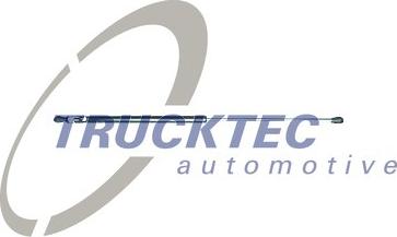 Trucktec Automotive 01.66.006 - Gāzes atspere, Priekšējais vāks www.autospares.lv