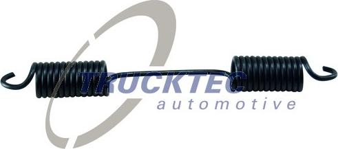 Trucktec Automotive 01.67.074 - Spring, brake shoe www.autospares.lv