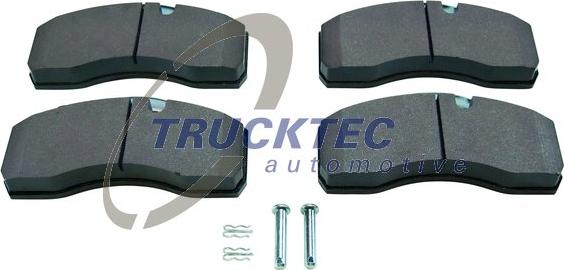 Trucktec Automotive 01.35.076 - Bremžu uzliku kompl., Disku bremzes www.autospares.lv