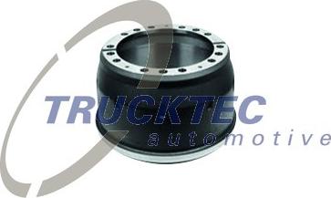 Trucktec Automotive 01.35.809 - Brake Drum www.autospares.lv