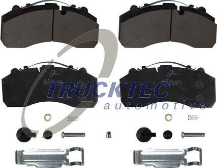 Trucktec Automotive 01.35.211 - Brake Pad Set, disc brake www.autospares.lv