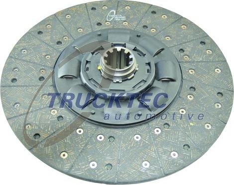 Trucktec Automotive 01.23.123 - Sajūga disks www.autospares.lv