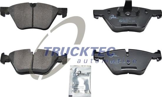 Trucktec Automotive 08.34.110 - Bremžu uzliku kompl., Disku bremzes www.autospares.lv