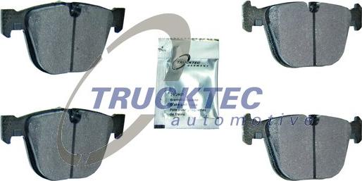 Trucktec Automotive 08.34.178 - Bremžu uzliku kompl., Disku bremzes www.autospares.lv