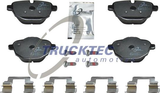 Trucktec Automotive 08.35.049 - Bremžu uzliku kompl., Disku bremzes www.autospares.lv