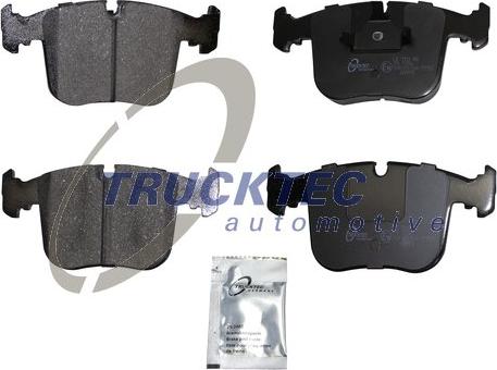 Trucktec Automotive 08.35.044 - Bremžu uzliku kompl., Disku bremzes www.autospares.lv