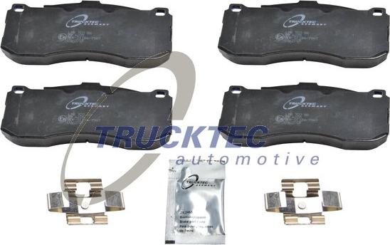 Trucktec Automotive 08.35.042 - Bremžu uzliku kompl., Disku bremzes www.autospares.lv