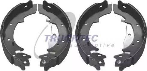 Trucktec Automotive 08.35.001 - Brake Shoe Set, parking brake www.autospares.lv