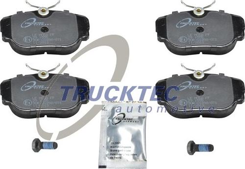 Trucktec Automotive 08.35.008 - Bremžu uzliku kompl., Disku bremzes www.autospares.lv