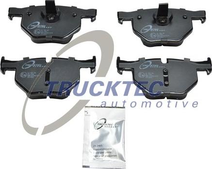 Trucktec Automotive 08.35.129 - Bremžu uzliku kompl., Disku bremzes www.autospares.lv