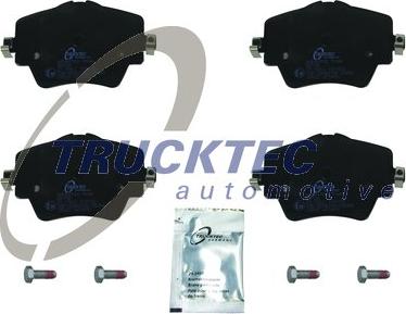 Trucktec Automotive 08.35.203 - Bremžu uzliku kompl., Disku bremzes www.autospares.lv