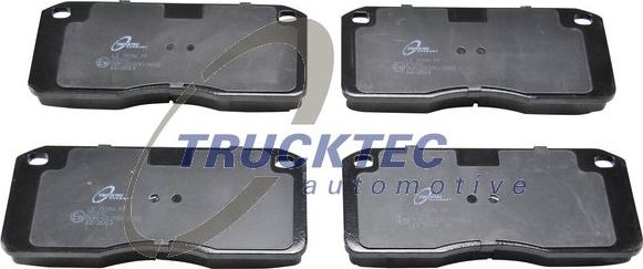 Trucktec Automotive 03.35.090 - Bremžu uzliku kompl., Disku bremzes www.autospares.lv