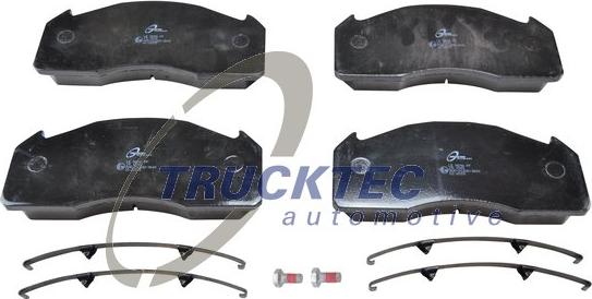 Trucktec Automotive 03.35.033 - Bremžu uzliku kompl., Disku bremzes www.autospares.lv