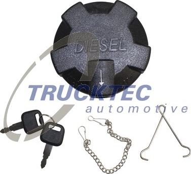 Trucktec Automotive 03.38.009 - Vāciņš, Degvielas tvertne www.autospares.lv