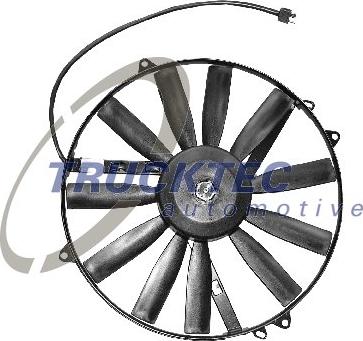 Trucktec Automotive 02.40.180 - Fan, A / C condenser www.autospares.lv