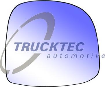 Trucktec Automotive 02.57.156 - Spoguļstikls, Ārējais atpakaļskata spogulis www.autospares.lv