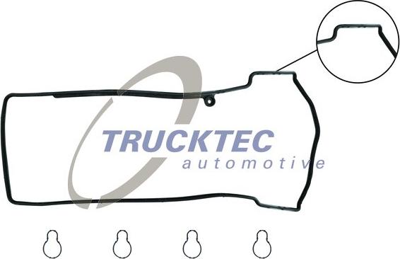 Trucktec Automotive 02.10.119 - Gasket Set, cylinder head cover www.autospares.lv