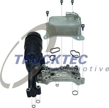 Trucktec Automotive 02.18.141 - Oil Cooler, engine oil www.autospares.lv