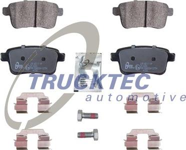 Trucktec Automotive 02.35.448 - Bremžu uzliku kompl., Disku bremzes www.autospares.lv