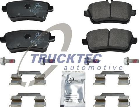 Trucktec Automotive 02.35.437 - Bremžu uzliku kompl., Disku bremzes autospares.lv