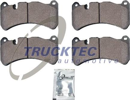 Trucktec Automotive 02.35.429 - Bremžu uzliku kompl., Disku bremzes www.autospares.lv