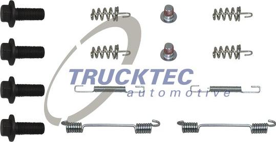 Trucktec Automotive 02.35.425 - Piederumu komplekts, Stāvbremzes mehānisma bremžu loks www.autospares.lv