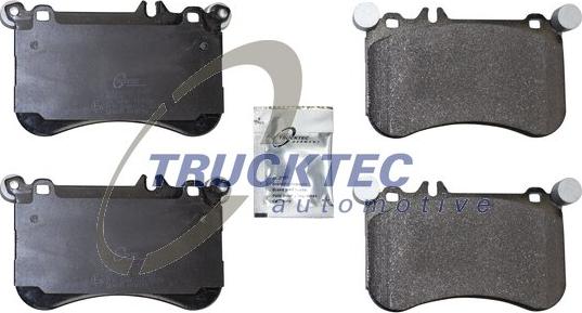 Trucktec Automotive 02.35.565 - Bremžu uzliku kompl., Disku bremzes www.autospares.lv