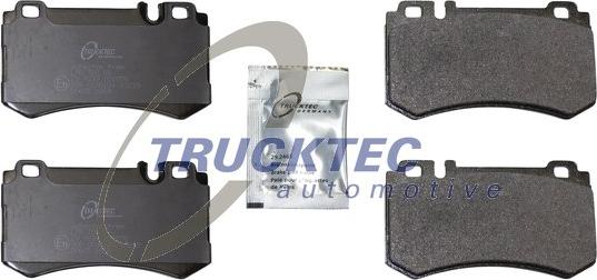 Trucktec Automotive 02.35.561 - Bremžu uzliku kompl., Disku bremzes www.autospares.lv