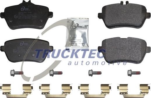 Trucktec Automotive 02.35.510 - Bremžu uzliku kompl., Disku bremzes www.autospares.lv