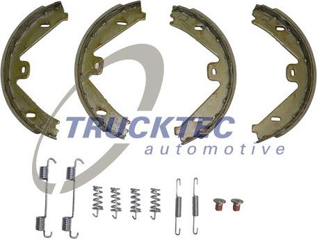 Trucktec Automotive 02.35.589 - Bremžu loku kompl., Stāvbremze www.autospares.lv