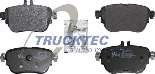 Trucktec Automotive 02.35.584 - Bremžu uzliku kompl., Disku bremzes www.autospares.lv