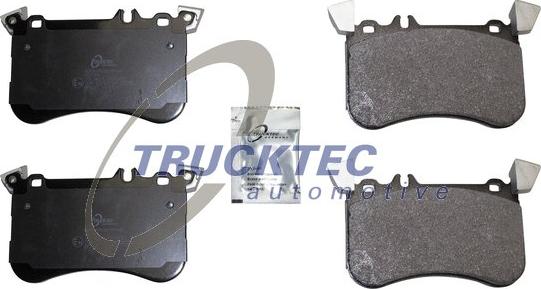 Trucktec Automotive 02.35.572 - Bremžu uzliku kompl., Disku bremzes www.autospares.lv