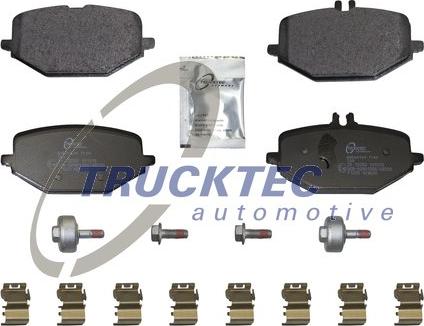 Trucktec Automotive 02.35.635 - Bremžu uzliku kompl., Disku bremzes www.autospares.lv