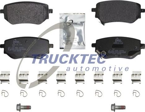 Trucktec Automotive 02.35.633 - Bremžu uzliku kompl., Disku bremzes autospares.lv