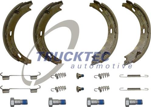 Trucktec Automotive 02.35.008 - Bremžu loku kompl., Stāvbremze www.autospares.lv