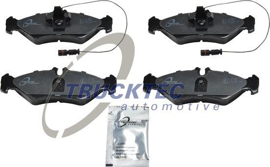 Trucktec Automotive 02.35.084 - Тормозные колодки, дисковые, комплект www.autospares.lv